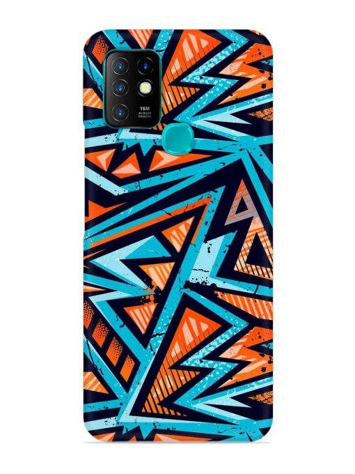 Abstract Seamless Grunge Snap Case for Infinix Hot 10