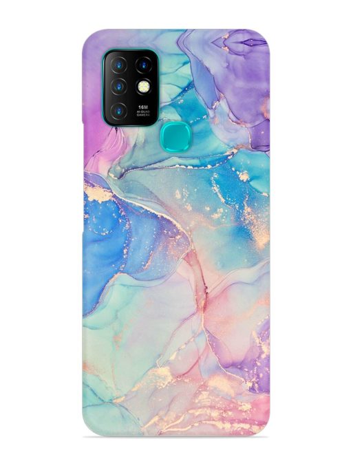 Alcohol Ink Colors Snap Case for Infinix Hot 10 Zapvi