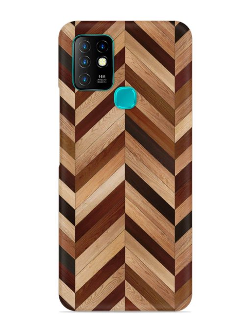 Seamless Wood Parquet Snap Case for Infinix Hot 10