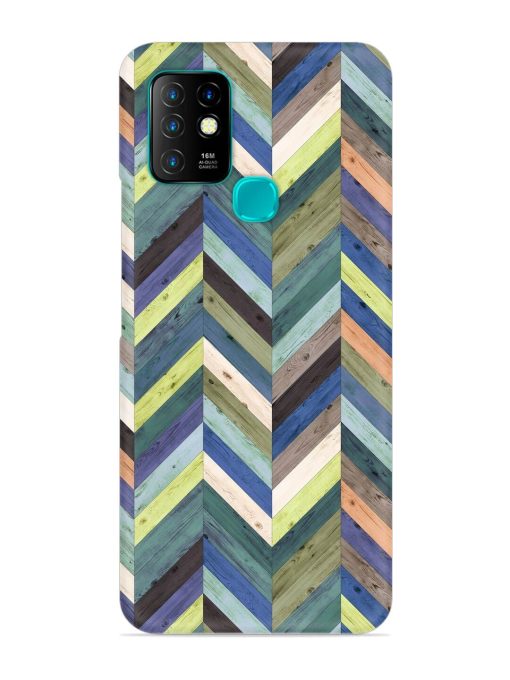 Chevron Random Color Snap Case for Infinix Hot 10 Zapvi