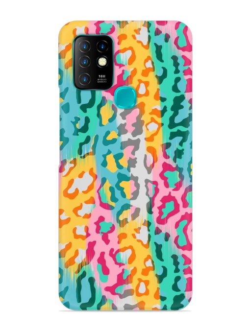 Seamless Vector Colorful Snap Case for Infinix Hot 10