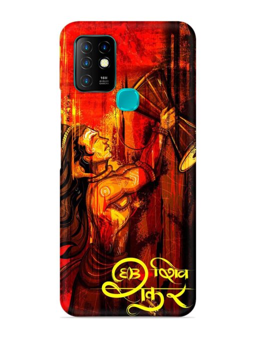 Illustration Lord Shiva Snap Case for Infinix Hot 10 Zapvi