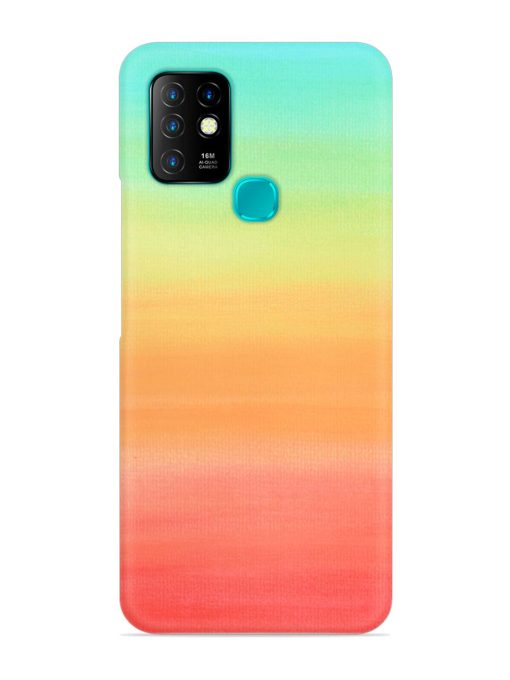 Background Sky Watercolor Snap Case for Infinix Hot 10 Zapvi