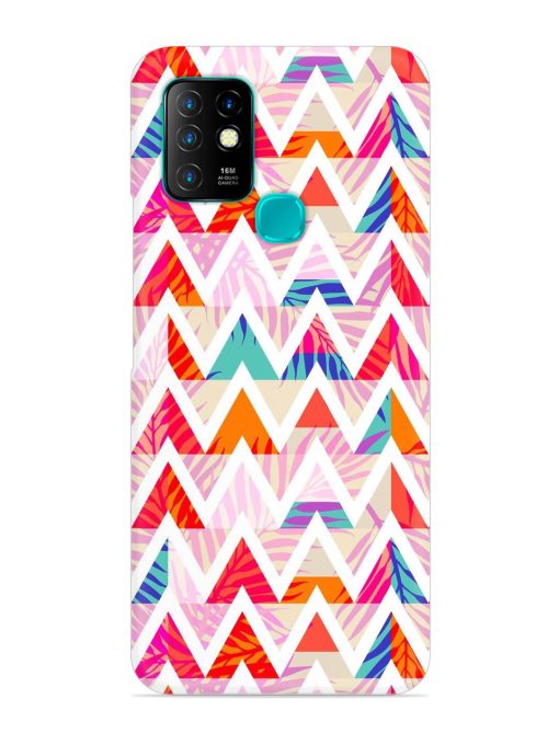 Abstract Triangle Background Snap Case for Infinix Hot 10