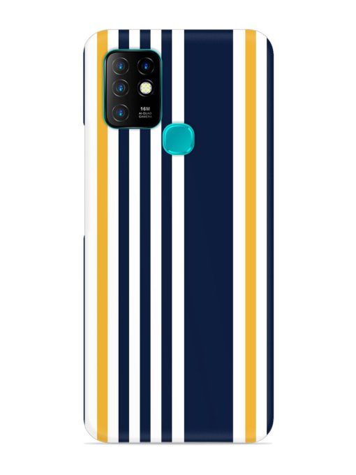 Seamless Stripe Pattern Snap Case for Infinix Hot 10