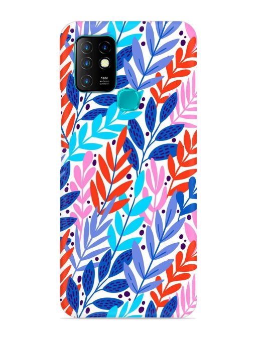 Bright Floral Tropical Snap Case for Infinix Hot 10