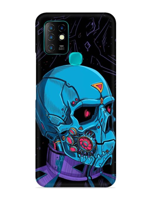 Skull Robo Vector Snap Case for Infinix Hot 10 Zapvi