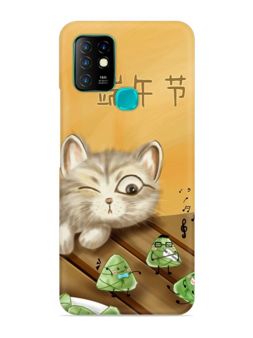 Cat Scorpion Dancing Snap Case for Infinix Hot 10