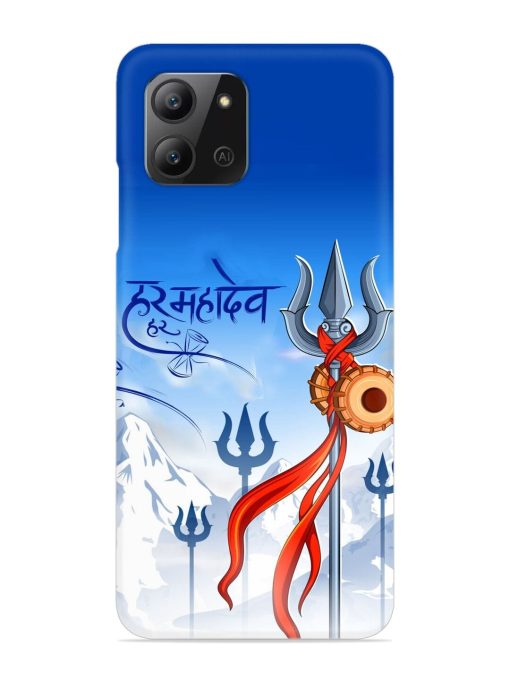 Har Har Mahadev Trishul Snap Case for Infinix Hot 11 (2022) Zapvi