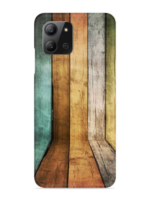 Wooden Realistic Art Snap Case for Infinix Hot 11 (2022) Zapvi