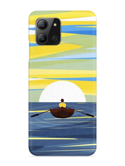 Rowing Person Ferry Paddle Snap Case for Infinix Hot 11 (2022) Zapvi