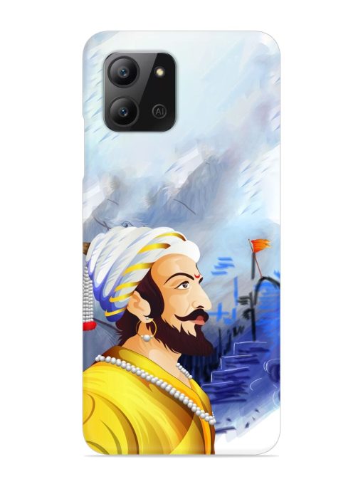 Shivaji Maharaj Color Paint Art Snap Case for Infinix Hot 11 (2022) Zapvi