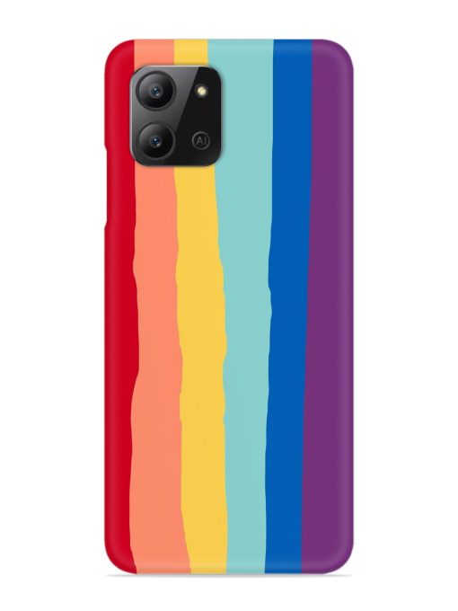 Rainbow Genuine Liquid Snap Case for Infinix Hot 11 (2022)