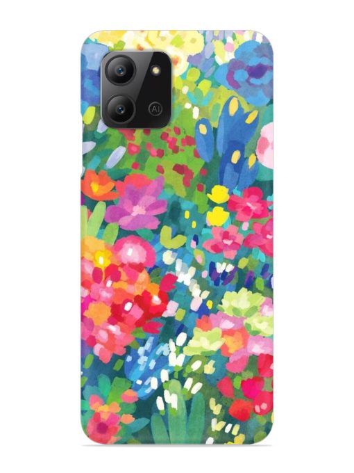 Watercolor Flower Art Snap Case for Infinix Hot 11 (2022) Zapvi