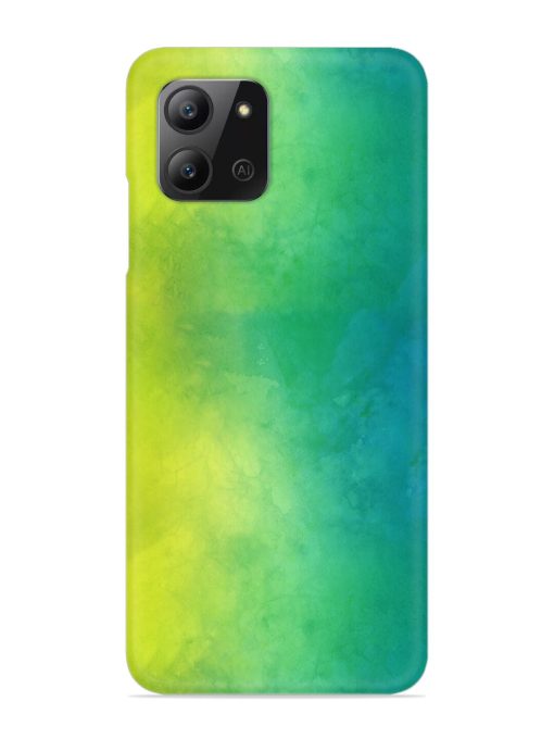 Yellow Green Gradient Snap Case for Infinix Hot 11 (2022) Zapvi