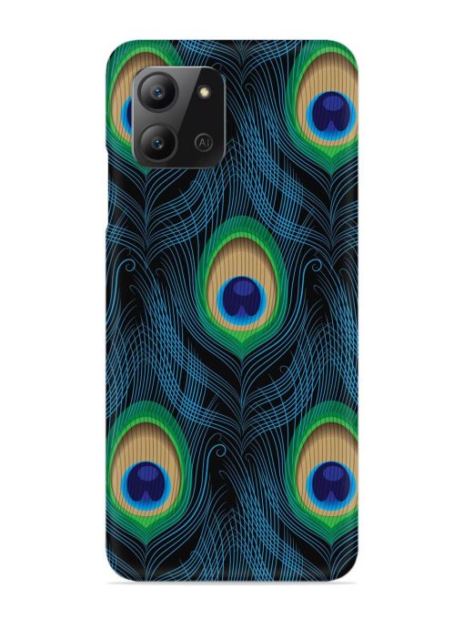 Seamless Pattern Peacock Snap Case for Infinix Hot 11 (2022)