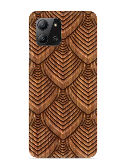 Carved Pattern On Snap Case for Infinix Hot 11 (2022) Zapvi