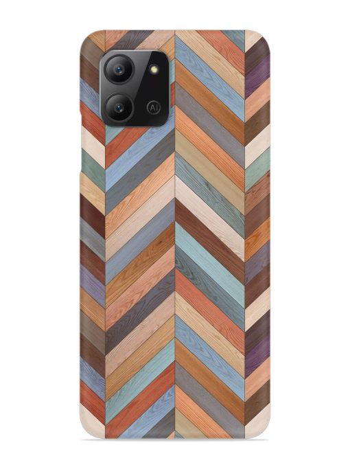 Seamless Wood Parquet Snap Case for Infinix Hot 11 (2022) Zapvi