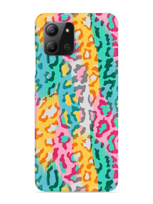 Seamless Vector Colorful Snap Case for Infinix Hot 11 (2022)