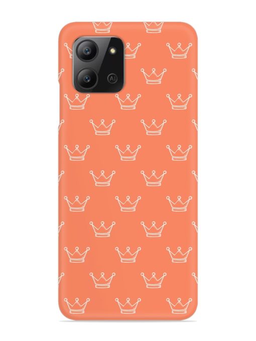 Hand Drawn Crown Snap Case for Infinix Hot 11 (2022)