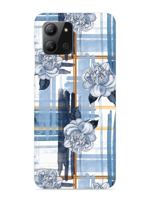 Watercolor Pattern Rose Snap Case for Infinix Hot 11 (2022)