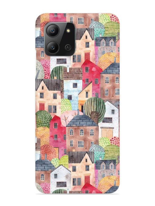 Abstract Seamless Pattern Snap Case for Infinix Hot 11 (2022) Zapvi