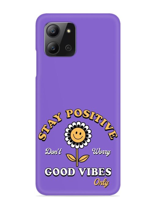 Retro Positive Flower Snap Case for Infinix Hot 11 (2022) Zapvi