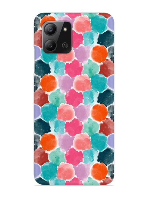 Colorful Seamless Pattern Snap Case for Infinix Hot 11 (2022)