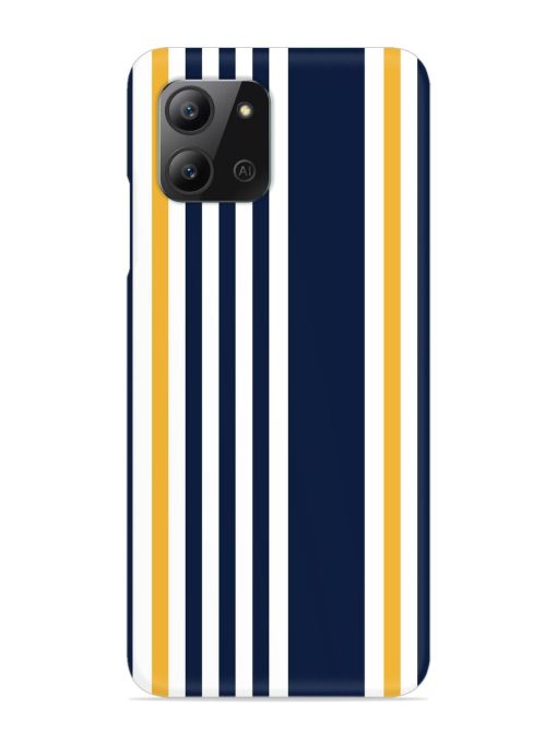 Seamless Stripe Pattern Snap Case for Infinix Hot 11 (2022)