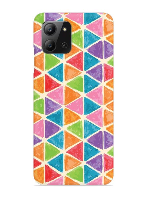 Seamless Colorful Isometric Snap Case for Infinix Hot 11 (2022) Zapvi