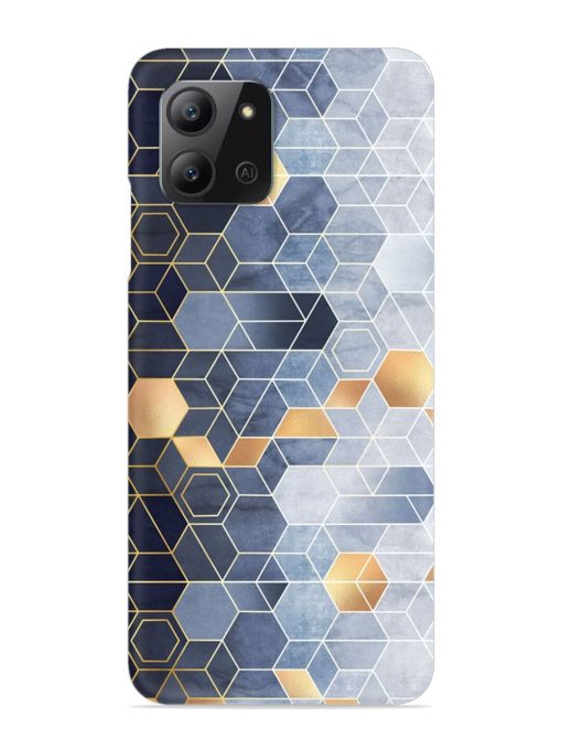 Geometric Abstraction Hexagons Snap Case for Infinix Hot 11 (2022) Zapvi