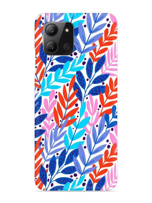 Bright Floral Tropical Snap Case for Infinix Hot 11 (2022)