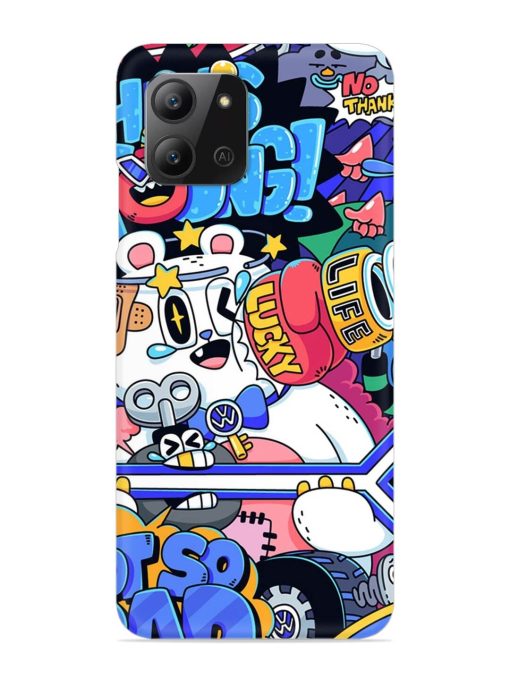 Universal Doodle Snap Case for Infinix Hot 11 (2022) Zapvi