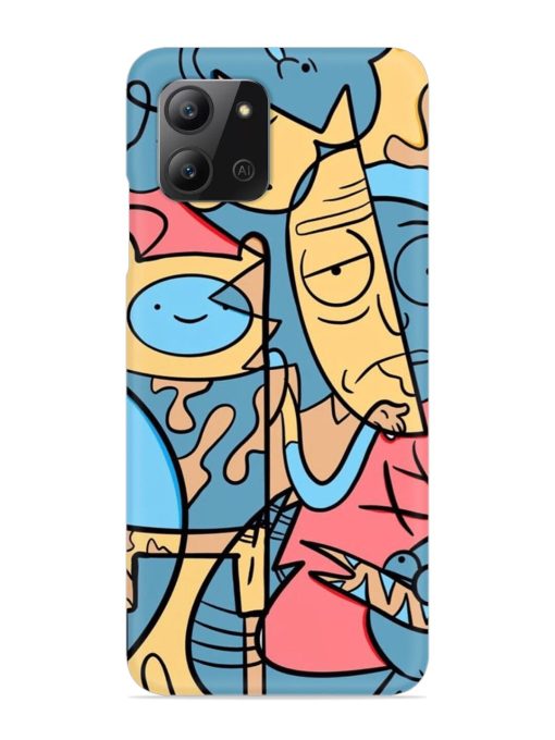 Silly Face Doodle Snap Case for Infinix Hot 11 (2022)