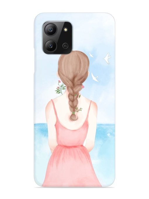 Watercolor Girl Vector Snap Case for Infinix Hot 11 (2022)