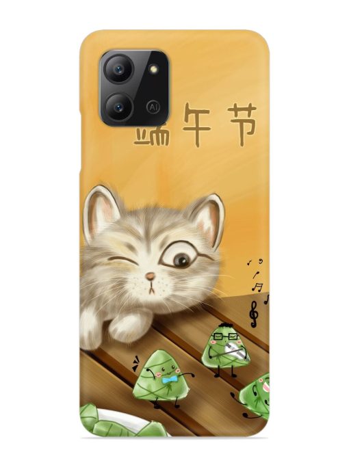 Cat Scorpion Dancing Snap Case for Infinix Hot 11 (2022) Zapvi