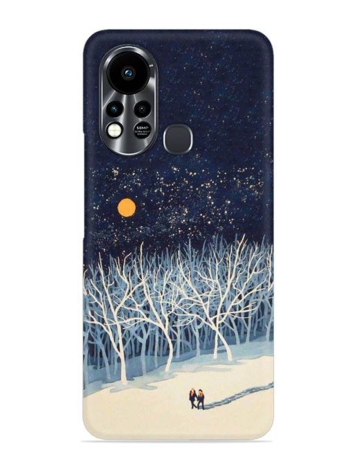 Full Moon Snowshoe Tour Snap Case for Infinix Hot 11S Zapvi