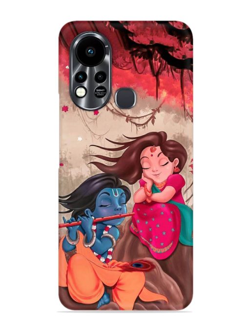 Radhe Krishna Water Art Snap Case for Infinix Hot 11S Zapvi