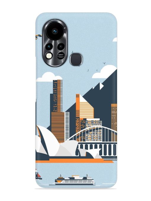 Sydney Opera Landscape Snap Case for Infinix Hot 11S