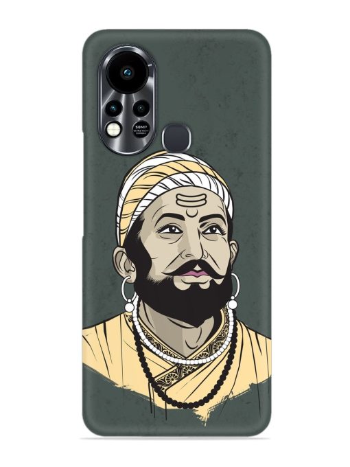 Shivaji Maharaj Vector Art Snap Case for Infinix Hot 11S