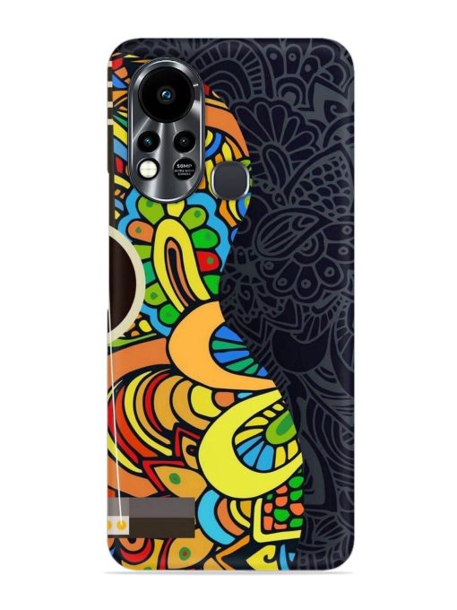 Guitar Vector Art Snap Case for Infinix Hot 11S Zapvi