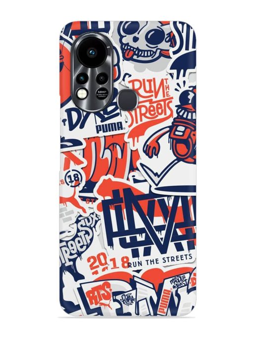 Run The Street Snap Case for Infinix Hot 11S Zapvi