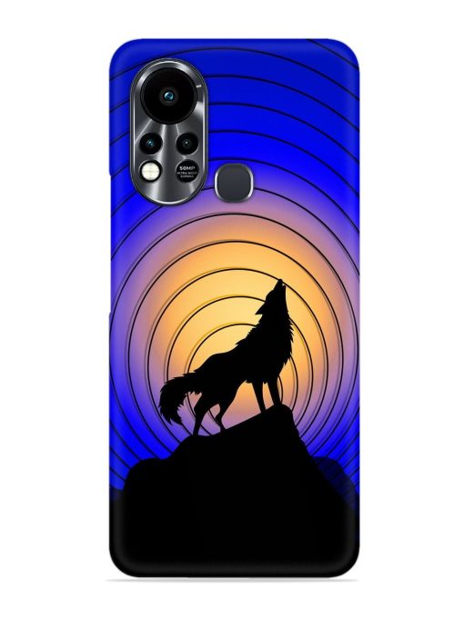 Fox Roaring Design Snap Case for Infinix Hot 11S Zapvi