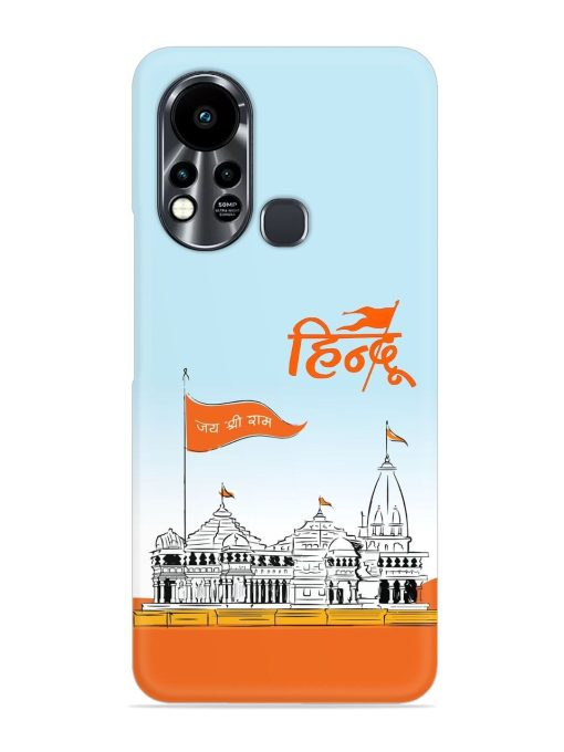 Ram Mandir Hindu Snap Case for Infinix Hot 11S Zapvi