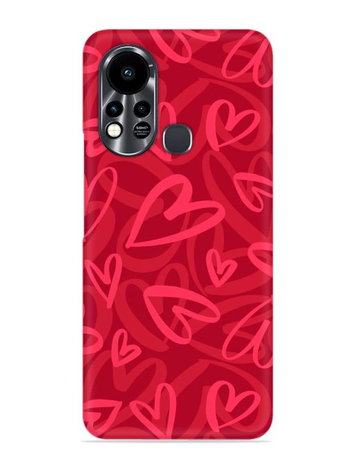 Seamless Romantic Pattern Snap Case for Infinix Hot 11S Zapvi