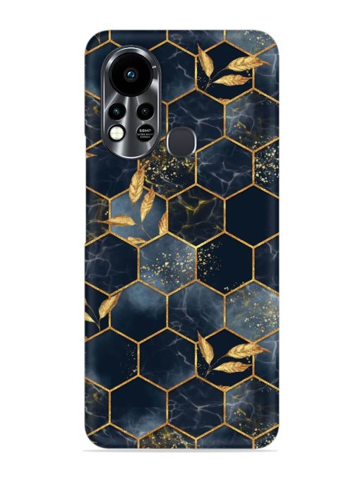 Marble Hexagon Seamless Snap Case for Infinix Hot 11S Zapvi