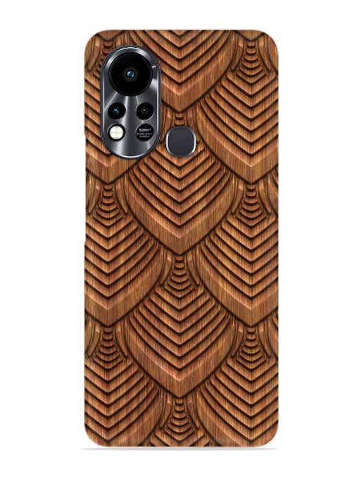 Carved Pattern On Snap Case for Infinix Hot 11S