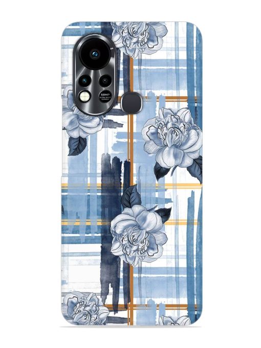 Watercolor Pattern Rose Snap Case for Infinix Hot 11S