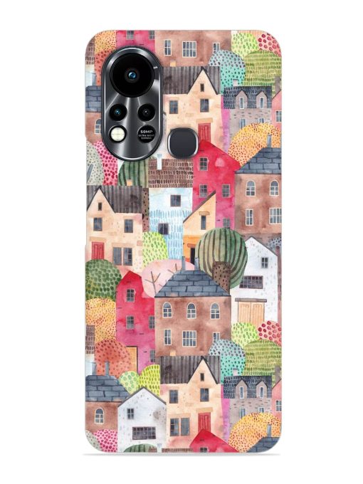 Abstract Seamless Pattern Snap Case for Infinix Hot 11S Zapvi