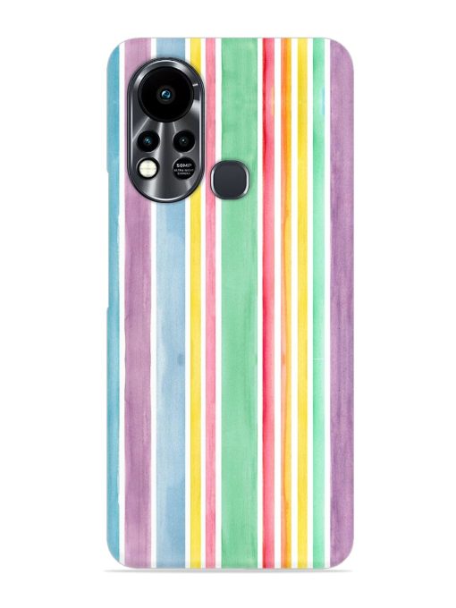 Hand Drawn Watercolor Snap Case for Infinix Hot 11S